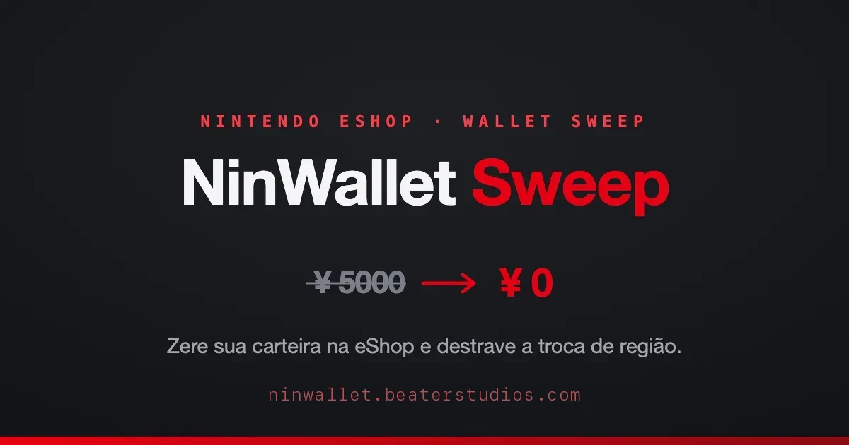NinWallet Sweep